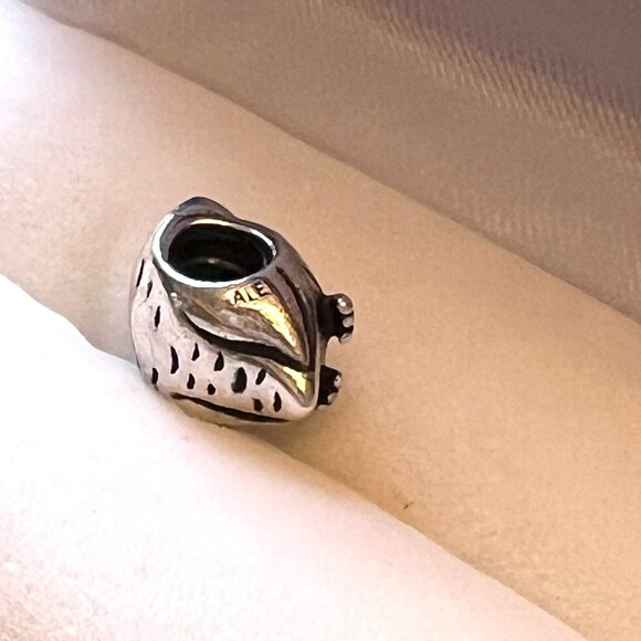 Retired Pandora .925 Sterling Silver Owl Charm - Picture 4 of 7